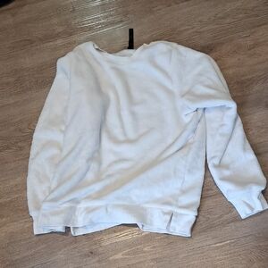 GAIAM Plush White Pullover